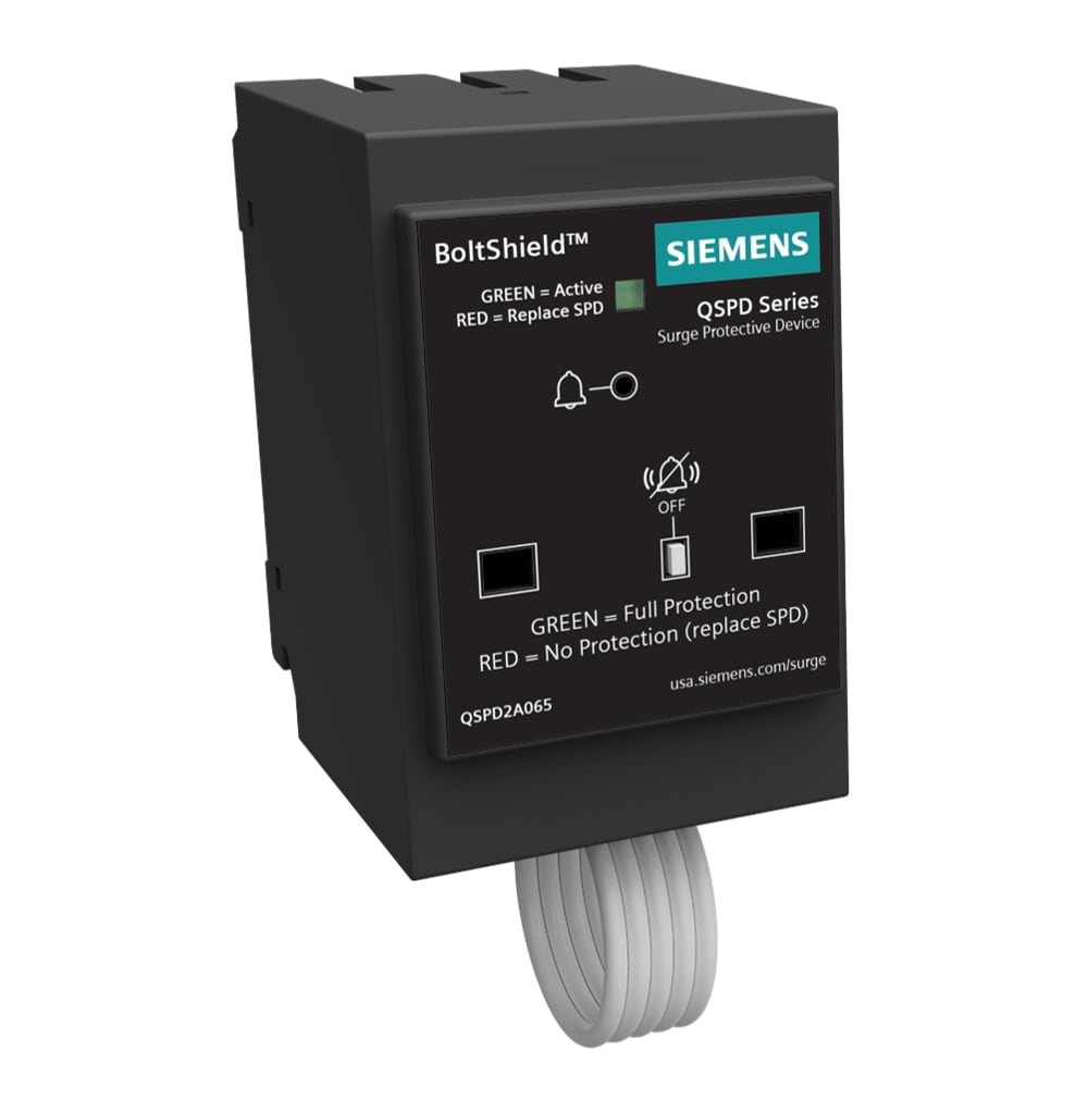 Siemens BoltShield QSPD plug-in surge protective device